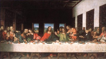  Leonardo Oil Painting - Last Supper copy Leonardo da Vinci